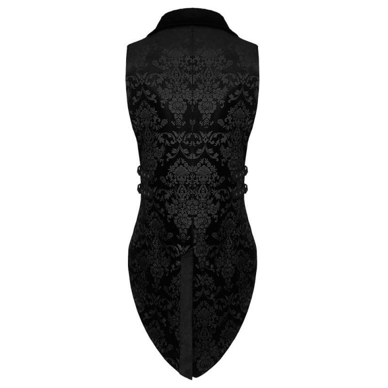 Men Gothic Tailcoat Vest Men Gothic Vests 